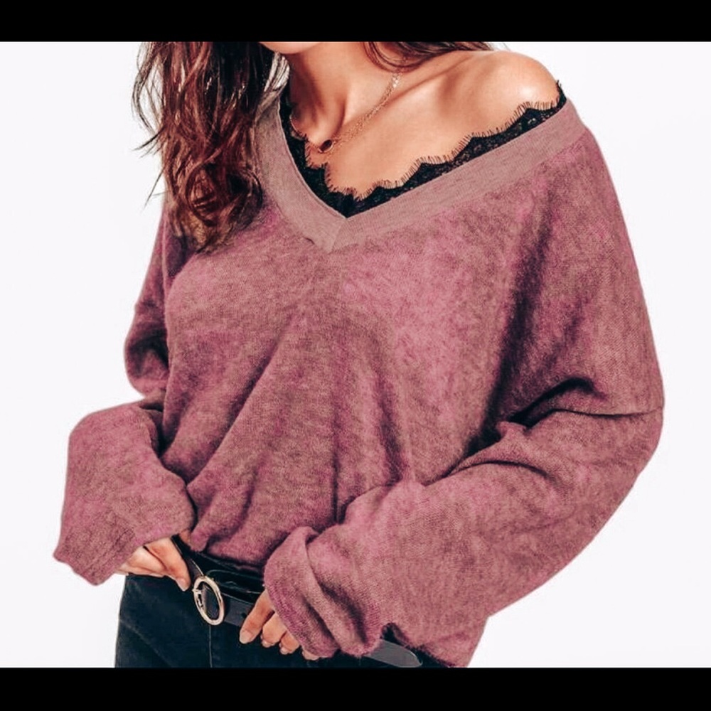 Purple sweater